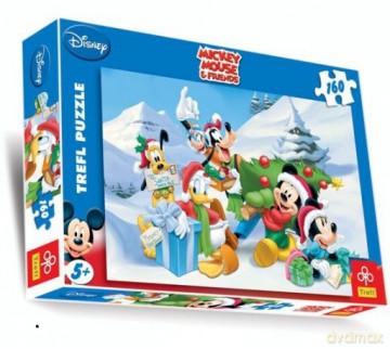 TREFL 160 Myszka Miki - Miki Zimą (Disney) 15198 [PUZZLE]