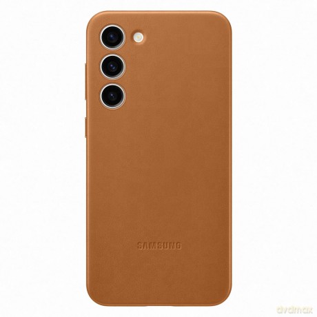 Samsung Leather Cover etui Samsung Galaxy S23+ pokrowiec z naturalnej skóry camel (EF-VS916LAEGWW)