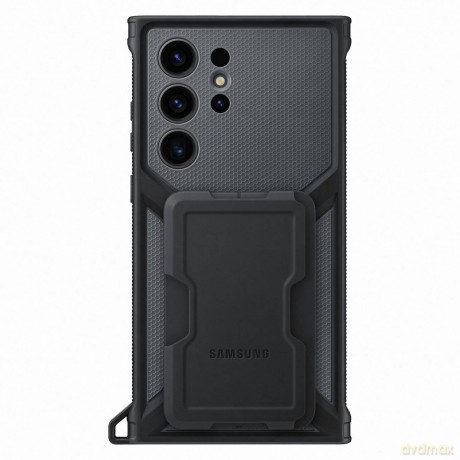 Samsung Rugged Gadget Case etui Samsung Galaxy S23 Ultra pancerny pokrowiec ring holder podstawka szare (EF-RS918CBEGWW)