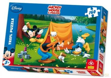 TREFL 160 Myszka Miki i przyjaciele - Miki, Donald, Goofy (Disney) 15193 [PUZZLE]