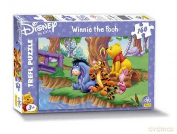 TREFL 160 el. Kubuś Puchatek - Nad Potokiem (Disney) 15113 [PUZZLE]