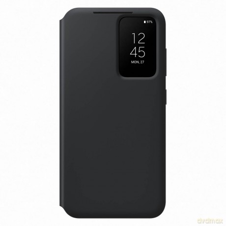 Samsung Smart View Wallet Case etui Samsung Galaxy S23 pokrowiec z inteligentną klapką okienkiem portfel na kartę czarne (EF-ZS911CBEGWW)