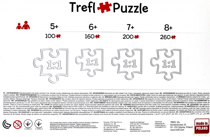 TREFL 160 el. Księżniczki - Pałac Księżniczek (Disney) 15142 [PUZZLE]