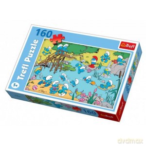 TREFL 160 Smerfy - Wodna Zabawa 15212 [PUZZLE]