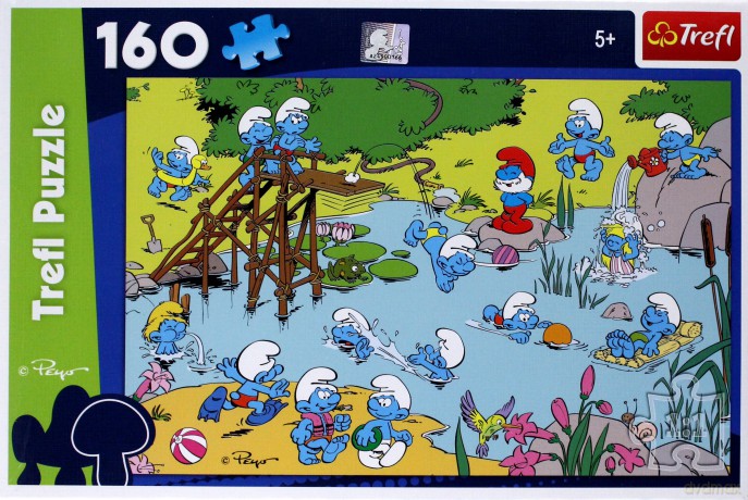 TREFL 160 Smerfy - Wodna Zabawa 15212 [PUZZLE]