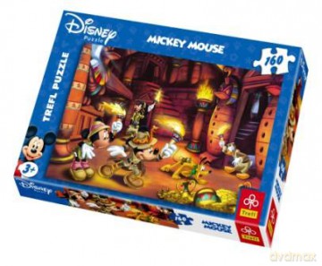 TREFL 160 Myszka Miki i przyjaciele - W piramidzie (Disney) 15137 [PUZZLE]