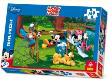 TREFL 160 Myszka Miki i przyjaciele - Wesoła Zabawa (Disney) 15197 [PUZZLE]