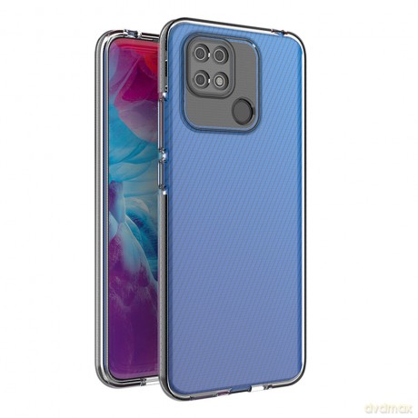 Spring Case etui Xiaomi Redmi 10C silikonowy pokrowiec z ramką czarne