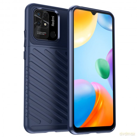 Thunder Case elastyczne pancerne etui pokrowiec Xiaomi Redmi 10C niebieski