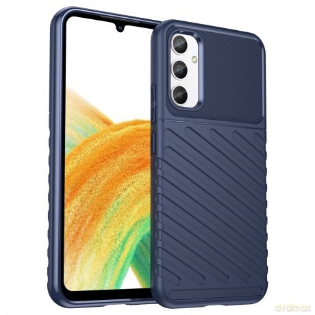 Thunder Case etui do Samsung Galaxy A34 5G silikonowy pancerny pokrowiec niebieskie