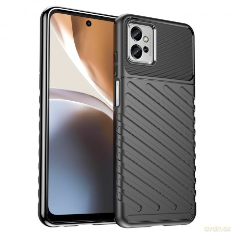 Thunder Case etui Motorola Moto G32 silikonowy pancerny pokrowiec czarne