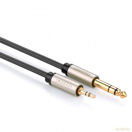 Ugreen kabel przewód audio TRS mini jack 3,5mm - jack 6,35mm 2m szary