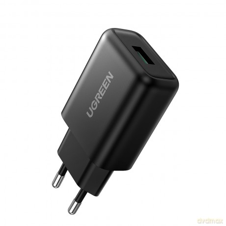 Ugreen ładowarka sieciowa USB-A QC3.0 18W czarna (CD122)