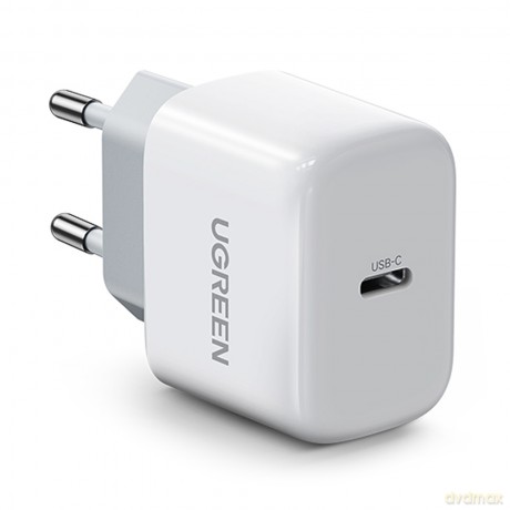 Ugreen mała szybka ładowarka sieciowa USB-C PD 20W biała (CD241)