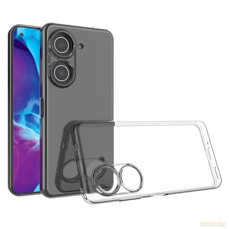 Ultra Clear 0.5mm etui Asus Zenfone 9 cienki pokrowiec przezroczyste