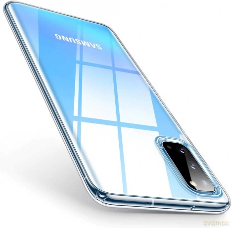 Żelowy pokrowiec etui Ultra Clear 0.5mm Samsung Galaxy S20 przezroczysty