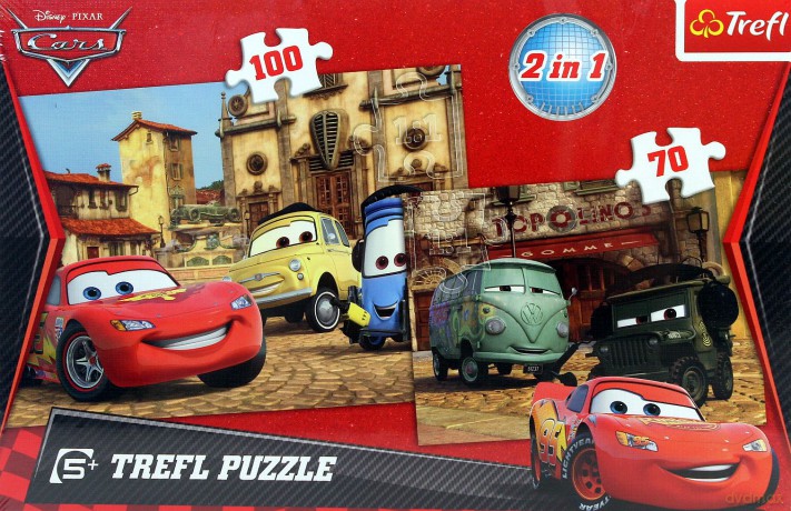 TREFL 70+100 el. MIX Auta 2 (Disney) 34069 [PUZZLE]