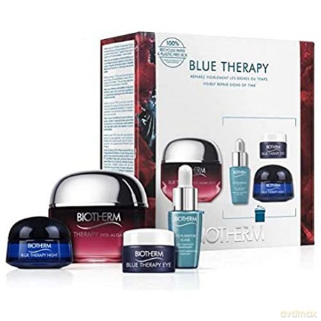 Biotherm Zestaw (Blue Therapy Red Algae Uplift 50 ml + Life Plankton Elixir 7ml + Blue Therapy Night 15 ml + Blue Therapy Eye 5 ml)