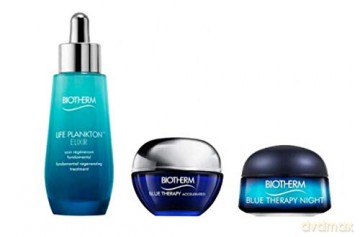Biotherm Zestaw (Life Plankton Elixir 50 ml+Blue Therapy Accelerated 15 ml+Blue Therapy Night 15 ml)