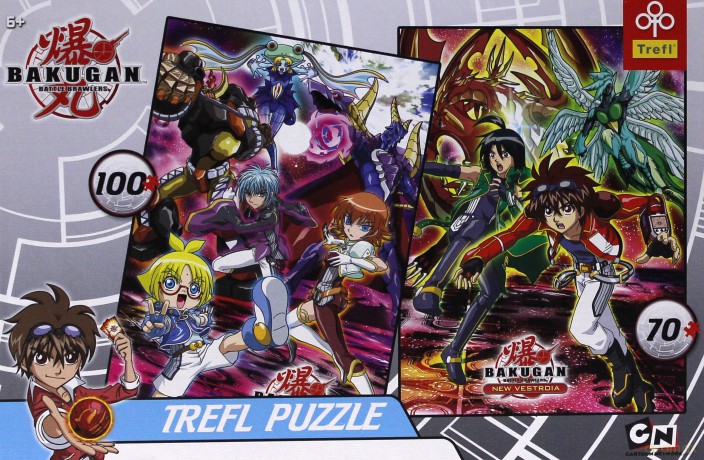 TREFL 70+100 Bakugan - Waleczni Wojownicy 34061 [PUZZLE]
