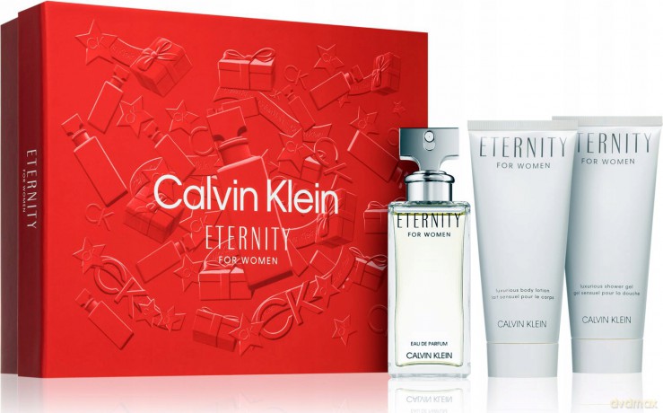 Ck Zestaw (Eternity (W) Edp/S 50 ml + Body Lotion 100 ml + Shower Gel 100 ml)