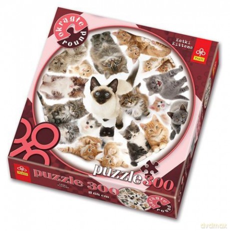 TREFL 300 OKRĄGŁE Kotki 39042 [PUZZLE]