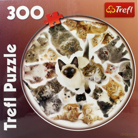 TREFL 300 OKRĄGŁE Kotki 39042 [PUZZLE]