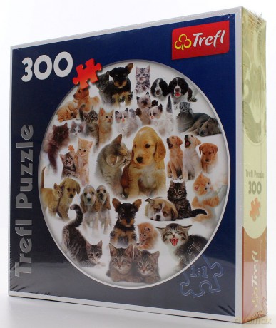 TREFL 300 OKRĄGŁE Nasi Milusińscy 39008 [PUZZLE]