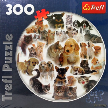 TREFL 300 OKRĄGŁE Nasi Milusińscy 39008 [PUZZLE]