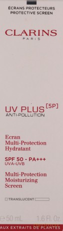 Clarins Uv Plus Multi-Protection Moisturizing Screen Spf50 Translucent Cream 50 ml