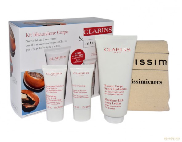 Clarins Zestaw (Body Lotion 200 ml + Exfoliating Body Scrub 30 ml + Body Firming 30 ml)