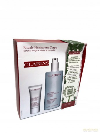 Clarins Zestaw (Body Smoothing Milk 400 ml + Exfoliating Body Scrub 30 ml)