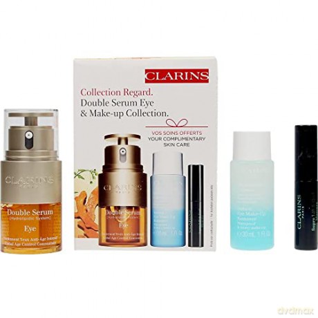 Clarins Zestaw (Double Serum Eye 20 ml + Instant Eye Make-Up Remover 30 ml + Mascara 3ml)