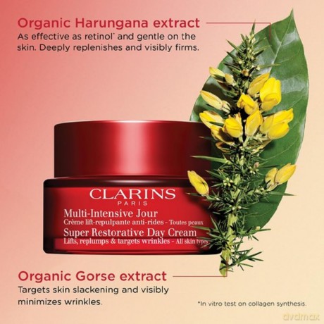 Clarins Zestaw (Super Restorative Day Cream 50 ml + Super Restorative Night Cream 15 ml + Super Restorative Hand Cream 30 ml)