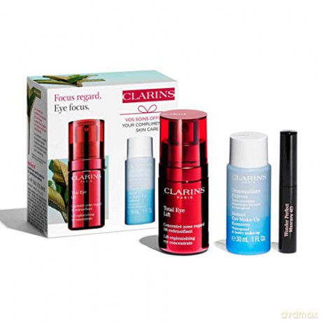 Clarins Zestaw (Total Eye Lift 15 ml + Instant Eye Make-Up Remover 30 ml + Mascara Wonder Perfect 4d 3ml)
