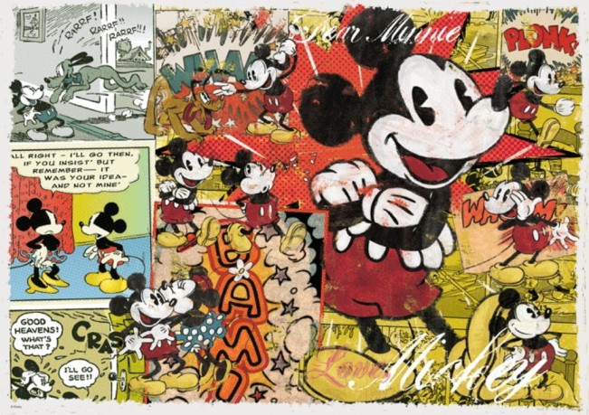 TREFL 1000 Myszka Miki - Retro 10309 [PUZZLE]