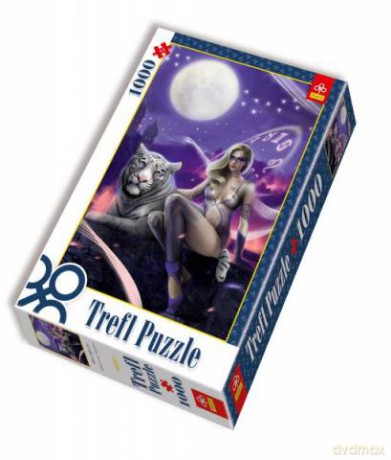 TREFL 1000 El. Dziewczyna z Tygrysem 10251 [PUZZLE]