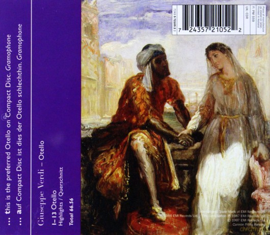 Domingo/Ricciarelli/Maazel/Scala Di Mila: Red Line-Otello (Highlights) [CD]
