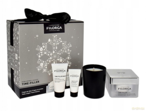 Filorga Zestaw (Time Filler Intensive 7ml + Time Filler 5xp 50 ml + Time Filler Night 15 ml + Scented Candle