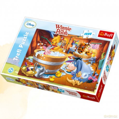 TREFL 1000 Kubuś Puchatek - Wielka Kąpiel Prosiaczka (Disney) 10310 [PUZZLE]
