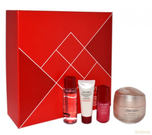Shiseido Zestaw (Benefiance Wrinkle Smoothing Cream 50 ml + Clarifying Cleansing Foam 15 ml + Treatment Softener Lotion 30 ml + Ultimune Power Infusing Concentrate 10 ml)