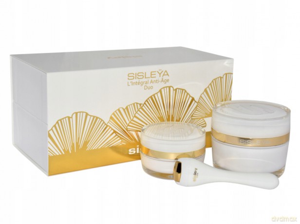 Sisley Zestaw (Sisleya L~Integral Anti-Age Cream 50 ml+Eye And Lip Contour Cream 15 ml+Massage Tool)