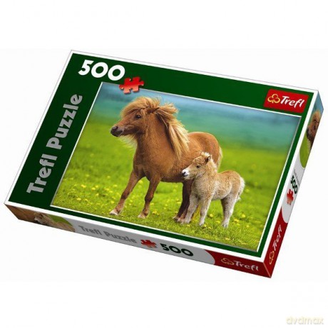TREFL 500 el. Kucyki na łące 37144 [PUZZLE]