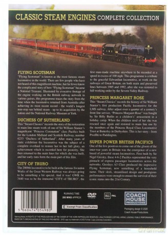 Complete Collection: Classic Steam Engines [5DVD]