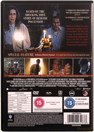 Conjuring: The Devil Made Me Do It (Obecność 3: Na rozkaz diabła) [DVD]
