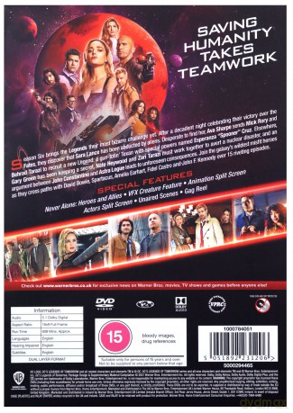 DC Legends Of Tomorrow Season 6 [3DVD]