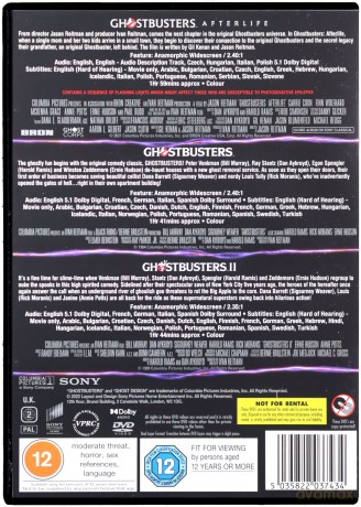 Ghostbusters Triple: (1984). II & Afterlife [DVD]