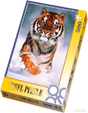TREFL 500 el. Śnieżny Tygrys 37009 [PUZZLE]