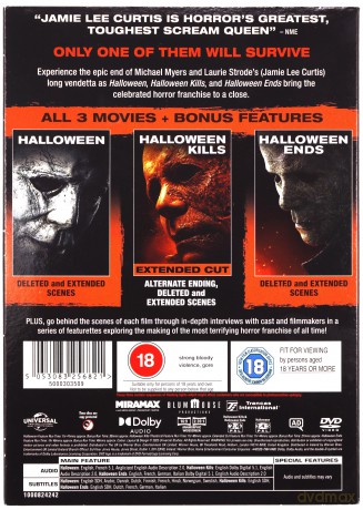 Halloween 1-3 [3DVD]