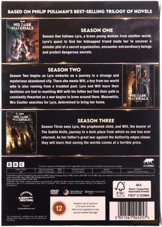 His Dark Materials: Season 1-3 (Mroczne materie) [9xDVD]